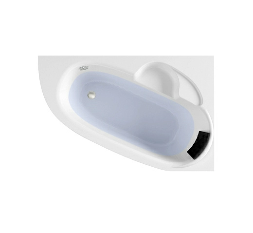 Акриловая ванна Lavinia Boho Bell Pro 170*110 см, R с мягким силиконовым подголовником