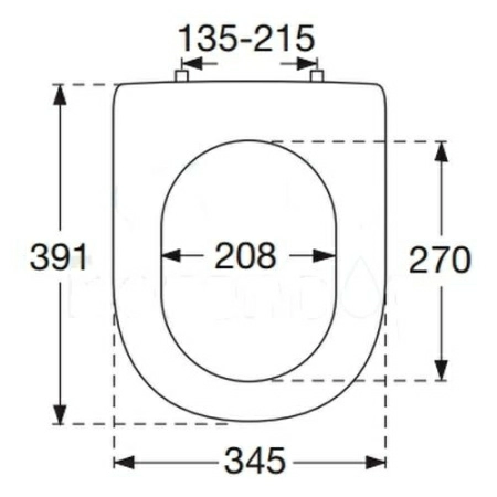 Сиденье с крышкой Soft Close для унитаза Villeroy&Boch Subway 9M66S201