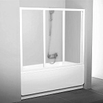 Шторка на ванну Ravak AVDP3-150 Grape, профиль белый