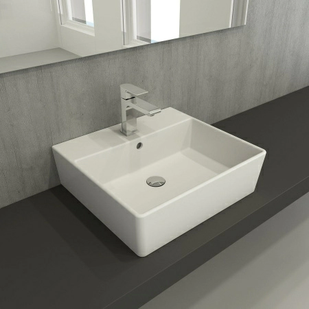 Раковина Bocchi Milano 1216-001-0126 белая Раковина Bocchi Milano 1216-001-0126 белая