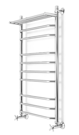 Полотенцесушитель ZorG Tiida Plus с полочкой 500/1000
