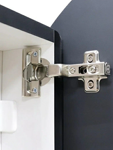 Шкаф с зеркалом Континент Torneo LED d60 черный