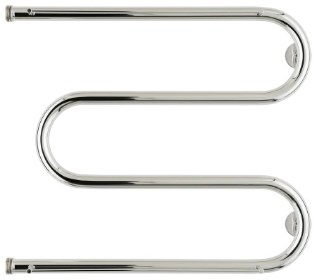 Полотенцесушитель водяной Стилье М-образный 2 полки 500х650 резьба-сгон 1