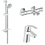 Комплект смесителей Grohe Eurosmart+Grohtherm 800 124422