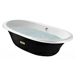 Чугунная ванна Roca Newcast 170x85, A233650002, черная Чугунная ванна Roca Newcast 170x85, A233650002, черная