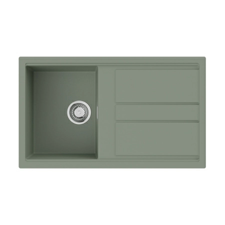 Кухонная мойка Omoikiri Kitagawa 86-WG Artceramic/wind green Кухонная мойка Omoikiri Kitagawa 86-WG Artceramic/wind green