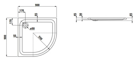 Поддон для душа Laufen Solutions 2.1350.2.000.000.1 Поддон для душа Laufen Solutions 2.1350.2.000.000.1