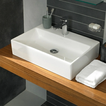 Умывальник накладной Villeroy&Boch Memento 513560R2 60x42, CeramicPlus
