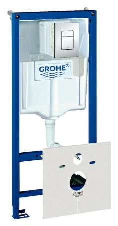 Система инсталляции для унитазов Grohe Rapid SL 38827000 5 в 1 с кнопкой смыва Система инсталляции для унитазов Grohe Rapid SL 38827000 5 в 1 с кнопкой смыва