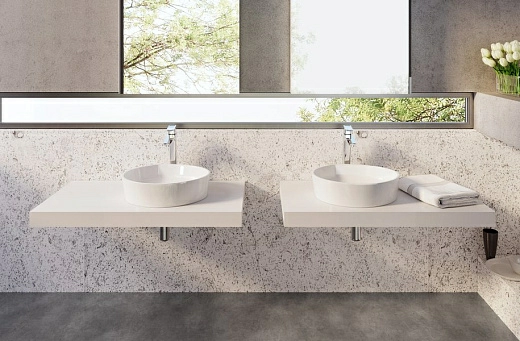 Умывальник накладной Ravak  MOON 3 46,3 x 38,9 см, без перелива