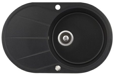 Кухонная мойка AquaSanita CLARUS SR101 (черный металлик)