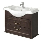 Тумба под раковину Roca America Evolution W ZRU9302952 85 см подвесной, дуб темный