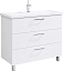 Тумба напольная Aqwella Манчестер 100 под умывальник белая