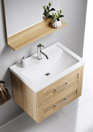 Тумба подвесной Aqwella Фостер 70 под умывальник дуб сонома Тумба подвесной Aqwella Фостер 70 под умывальник дуб сонома