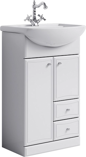 Тумба Aqwella Барселона 55 под умывальник белая