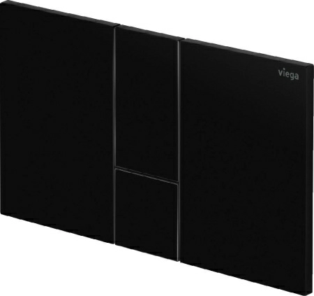 Панель смыва Viega Prevista для унитазов Visign for Style 24, цвет черный