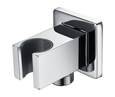 Подключение шланга WasserKRAFT A086 с настенным держателем лейки, хром Подключение шланга WasserKRAFT A086 с настенным держателем лейки, хром