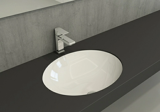 Раковина Bocchi Parma 56 см встраиваемая снизу, белая