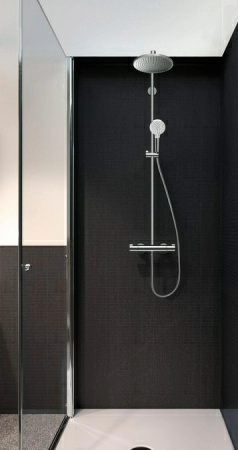Душевая стойка Hansgrohe Crometta S 240 1jet Showerpipe 27267000 Душевая стойка Hansgrohe Crometta S 240 1jet Showerpipe 27267000
