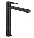 Смеситель Paffoni Ringo RIN081NO для раковины, высокий, без донного клапана, цвет черный матовый