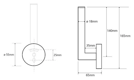 Держатель для запасных рулонов Bemeta Omega 104112032