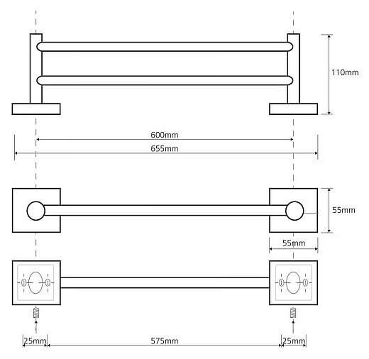 Полотенцедержатель Bemeta Beta 132104052