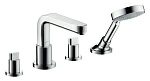Смеситель Hansgrohe Metris S 31446000 на борт ванны