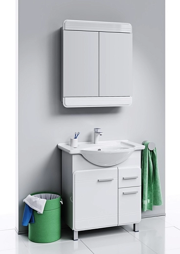 Тумба напольная Aqwella Корсика 75 под умывальник