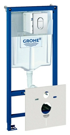 Система инсталляции для унитазов Grohe Rapid SL 38929000 4 в 1 с кнопкой смыва Система инсталляции для унитазов Grohe Rapid SL 38929000 4 в 1 с кнопкой смыва