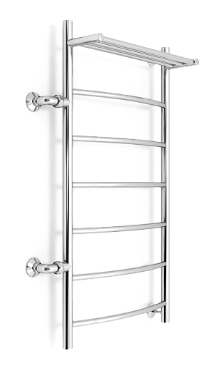 Полотенцесушитель ZorG Lona Plus с полочкой 500/1000 L500 левый