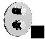 Смеситель Paffoni Light LIQ018NO встраиваемый для душа на 2 выхода, с внутренней частью, цвет черный матовый