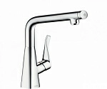 Смеситель Hansgrohe Metris Select 148838 для кухни (сталь)