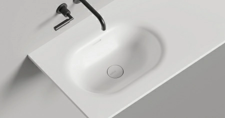 1402204M Раковина столешница Salini ONDA FLOW OVAL КОНСТРУКТОР (S-Stone, матовый)