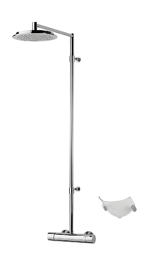 Смеситель с верхним душем rain shower Oras Cubista, 2890U