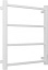 Полотенцесушитель электрический Стилье Формат 26, 600x500, правый, белый матовый