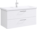 Тумба подвесной Aqwella Манчестер 100 под умывальник белая