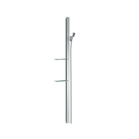 Штанга для душа Hansgrohe Unica 150 см, 27645400, белый/хром Штанга для душа Hansgrohe Unica 150 см, 27645400, белый/хром