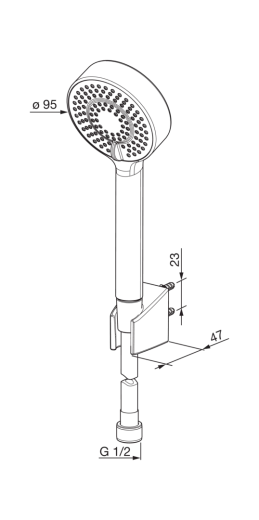 Ручной Душевой комплект Oras Apollo 534