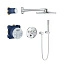 Душевая система Grohe SmartControl 34709000, с термостатом и верхним душем, хром