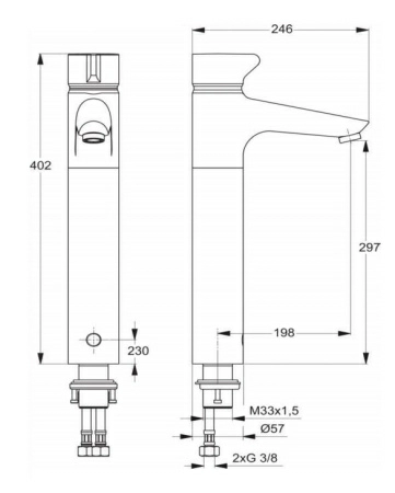 Смеситель Ideal Standard Ceraplus электронный для раковины, хром, A4158AA Смеситель Ideal Standard Ceraplus электронный для раковины, хром, A4158AA