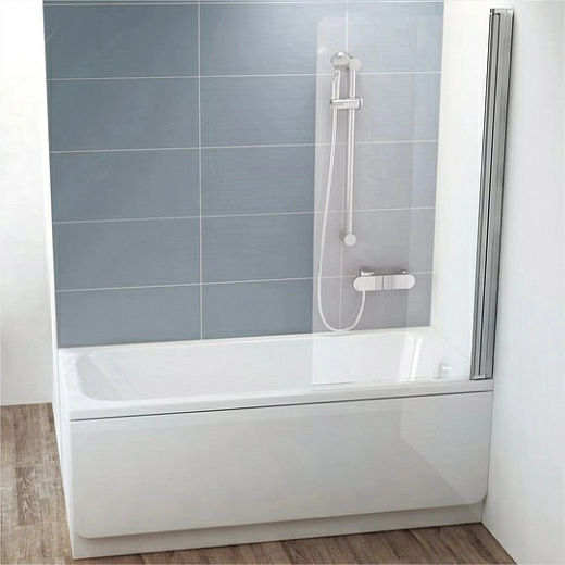 Шторка на ванну Ravak CVS1-80 R Transparent, профиль блестящий Шторка на ванну Ravak CVS1-80 R Transparent, профиль блестящий