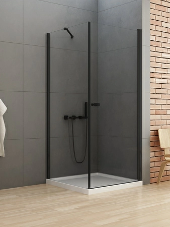Душевой уголок New Trendy NEW SOLEO BLACK 80x80x195 (var 1) Душевой уголок New Trendy NEW SOLEO BLACK 80x80x195 (var 1)