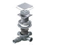 Точечный трап 2в1 Pestan Confluo Standart Plate 3 10x10 with flange, 13702570 Точечный трап 2в1 Pestan Confluo Standart Plate 3 10x10 with flange, 13702570
