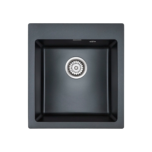 Кухонная мойка PAULMARK KANTE 45 PM104651-BLM (черный металлик)