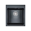 Кухонная мойка PAULMARK KANTE 45 PM104651-BLM (черный металлик)