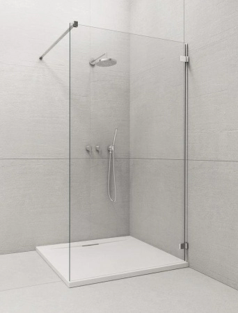 Душевой уголок Radaway Euphoria Walk-in V W1 100 прозрачное/хром Душевой уголок Radaway Euphoria Walk-in V W1 100 прозрачное/хром