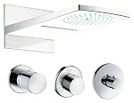 Верхний душ Hansgrohe Raindance Rainfall 180 AIR 2jet 28433400 хром/белый Верхний душ Hansgrohe Raindance Rainfall 180 AIR 2jet 28433400 хром/белый