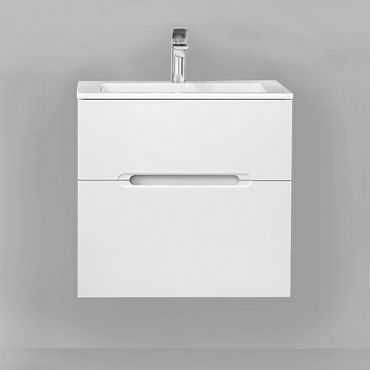 Тумба под умывальник Jorno Modul 65 подвесной белая