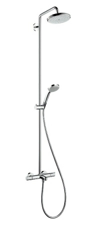 Душевая стойка Hansgrohe Croma 220 Showerpipe 27223000 с термостатом Душевая стойка Hansgrohe Croma 220 Showerpipe 27223000 с термостатом