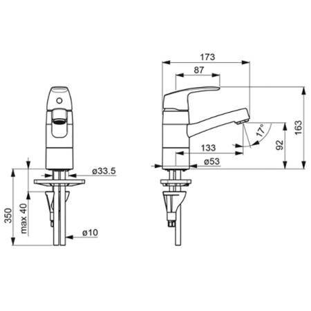Cмеситель для умывальника Oras Safira 1015F